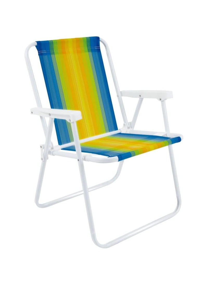 Generic - Folding Camping Chair Picnic Chair Beach Chair Outdoor Chair Multicolor - Image 1