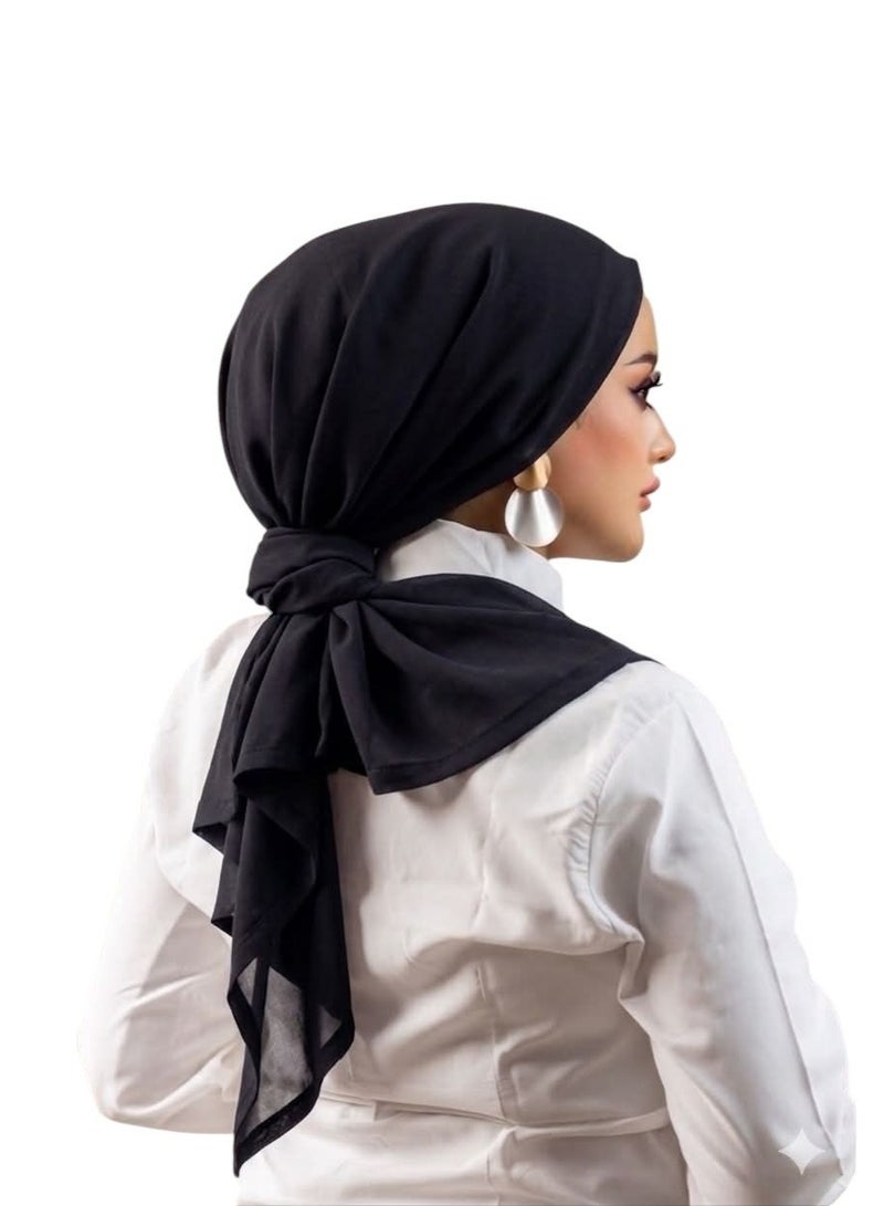 Ready-to-wear scarf with a back scarf with a cotton foam bandana, high quality and comfortable