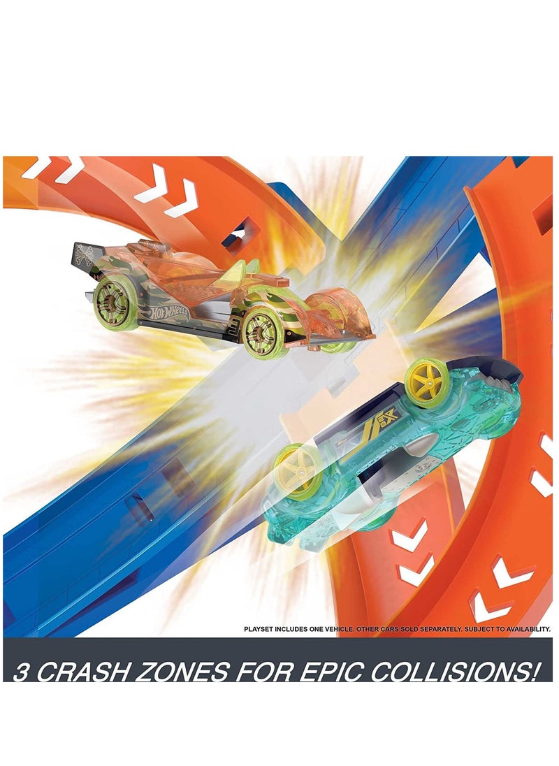 Mattel Games - HotWheels Action Spiral Speed Crash Trackset - Image 1