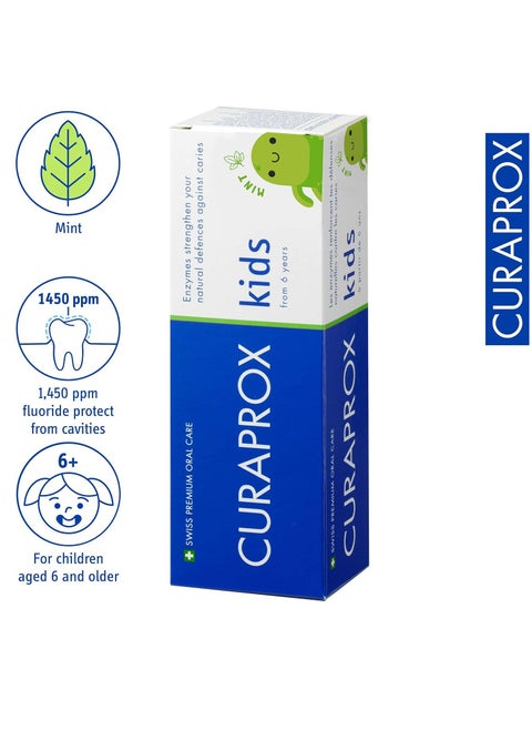 Curaprox Toothpaste For Children Aged 6 Years And Above With Mint Flavour