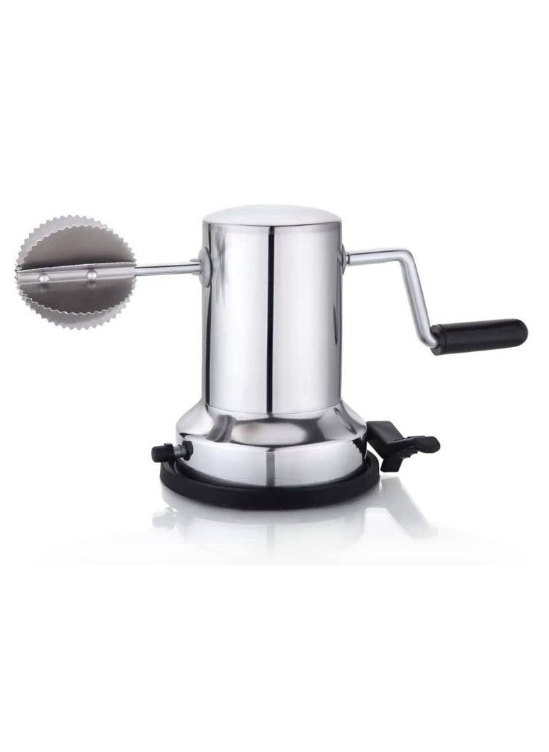 Dynore Dynore Stainless Steel Stainless Steel Coconut Scraper with Vacuum Base Coconut Grater Machine Coconut Crusher Manual Hand Roller  - Image 1