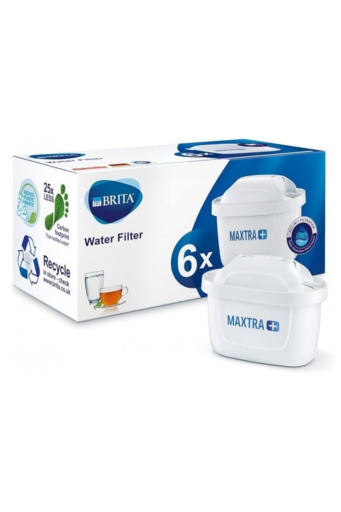 بريتا فلتر بريتا ماكسترا+ – عبوة 6 قطع (كل فلتر 4 أسابيع) | يقلل الكلور والتكلّس والشوائب | الأكثر مبيعاً في الإمارات - Image 1