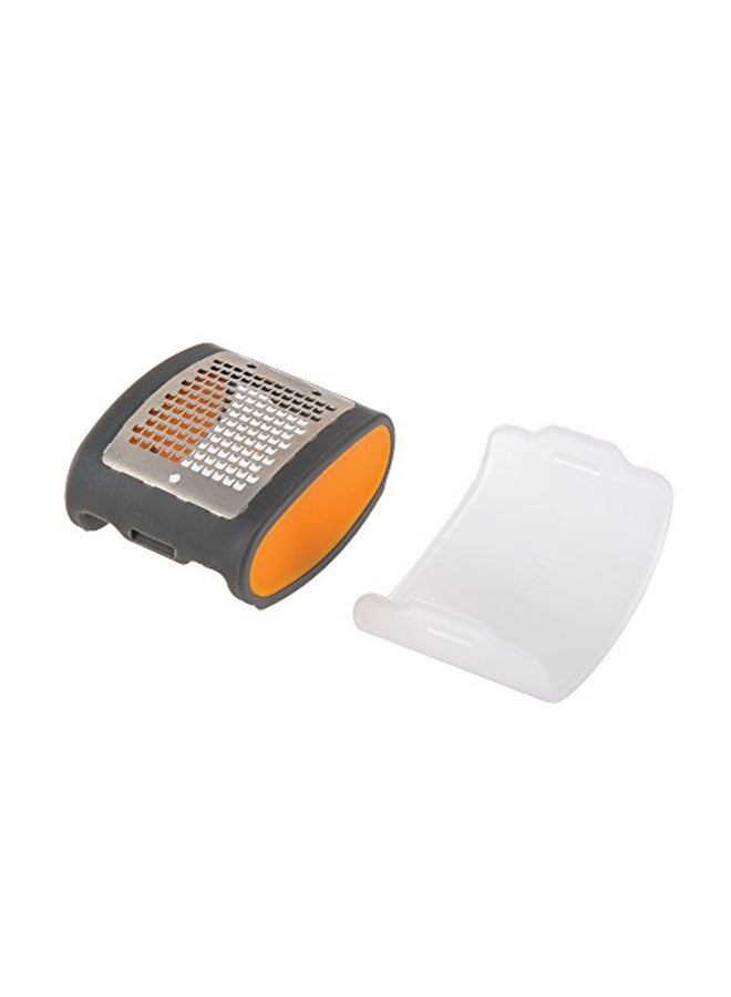 Progressive International PrepWorks Pocket Citrus Zester – Compact, Stainless Steel Zester for Grating Citrus, Easy to Use, BPA-Free, Ergonomic Handle Orange - Image 1