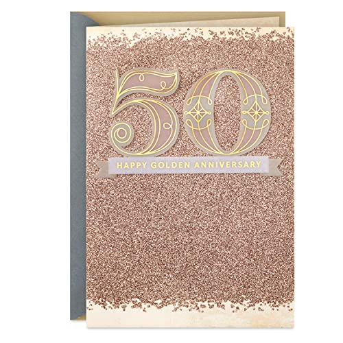 Hallmark 50th Anniversary Card (Golden Anniversary) - Image 1