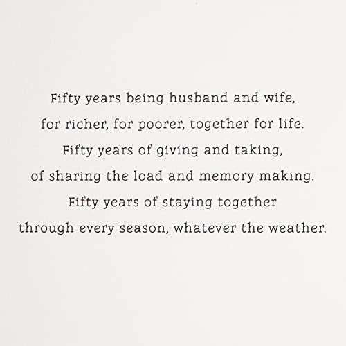 Hallmark 50th Anniversary Card (Golden Anniversary) - Image 3
