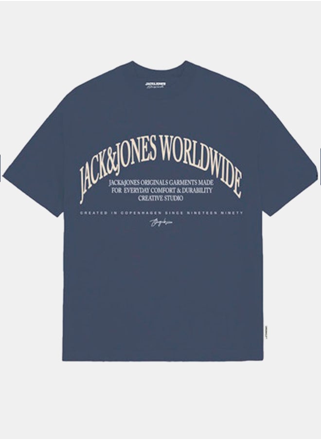 JACK & JONES - Jorfrederiksberg Margate Front Ss Tee Bf - Image 1