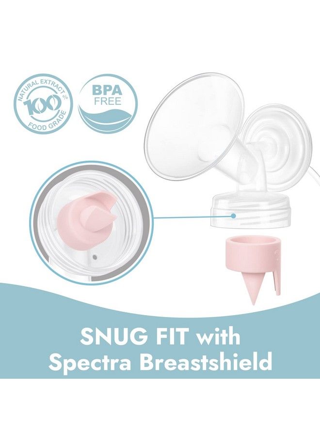 Papablic [6Count] Papablic Duckbill Valves For Spectra S1 Spectra S2 Spectra 9 Plus Replaceable Duckbill Valves For Spectra Duckbill Valves Compatible With Spectra Pump Parts Bpa Dehp Free Pink - Image 4