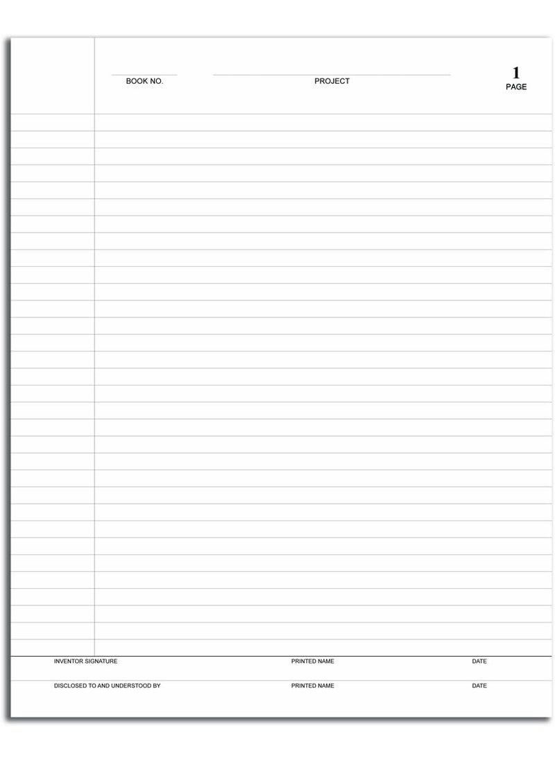 BookFactory BookFactory Lab NotebookLaboratory Notebook  Professional Grade  240 Pages 8 x 10 Ruled Format Cover is Black and Burgundy Imitation Leather Section Sewn Hardbound LRU240SRSALKMST1  - Image 5