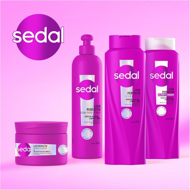 Sedal Liso Perfecto Styling Cream with Hydrolyzed Protein, 300 ml - Image 5