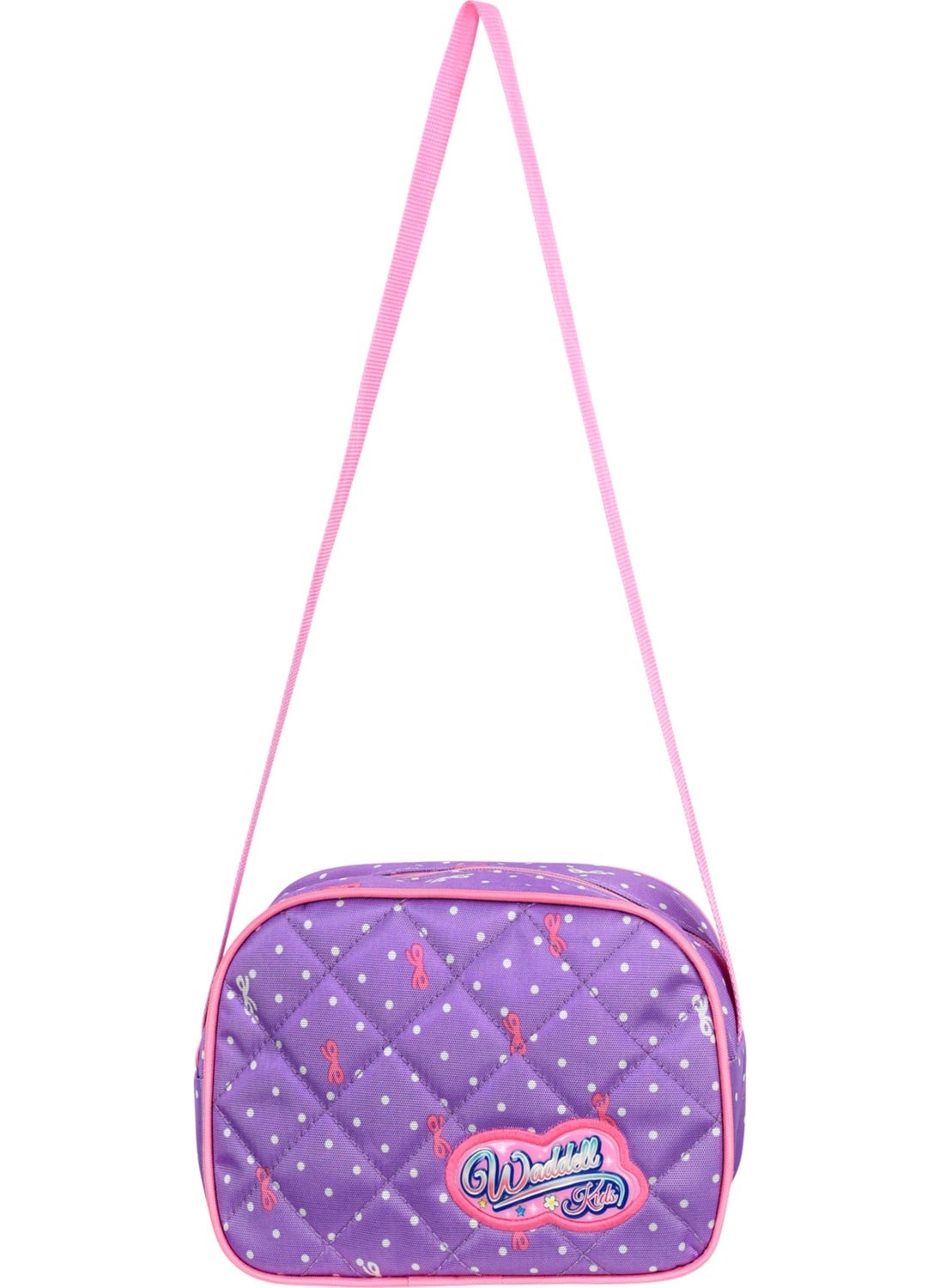 Waddell Licensed Lilac Flamingo Patterned Emboos Primary School Backpack and Lunchbox  - Image 4