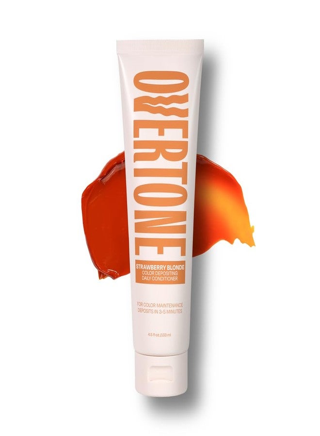 Overtone Daily Color Depositing Conditioner For All Hair Types: 4.5oz Temporary Coloring Conditioner w/Shea Butter & Coconut Oil, Refresh Color & Prevent Fading, Vegan Cruelty-Free, Strawberry Blonde - Image 1