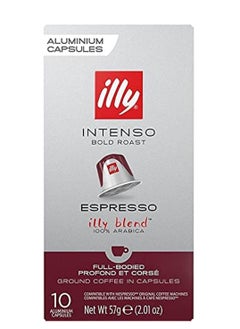 Illy Espresso Intenso Nespresso Compatible Pods - 10 Capsules  - Image 2