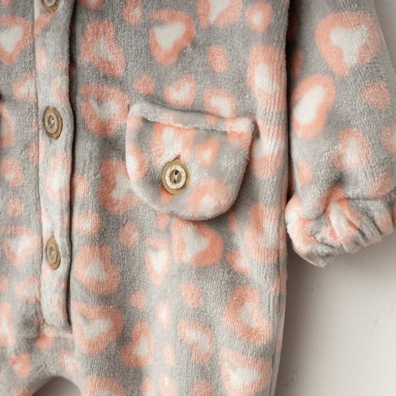 Baby Fou Leopard Printed Jumpsuit - Image 3