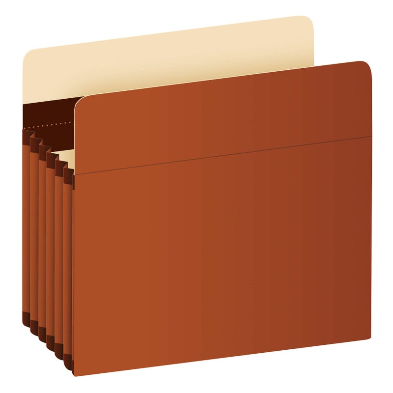 TOPS Pendaflex Expanding Accordion File Pockets Extra Durable Expands 525 Letter Size Reinforced with Dupont Tyvek Material 10Box 15422 Brown