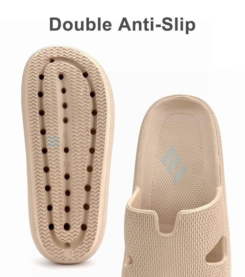 Haifago Cloud Slippers for Womens Soft Foam Recovery Slides, Pillow Cushion Sandals for Women, House Bathroom Dorm Shower Essentials - Image 5