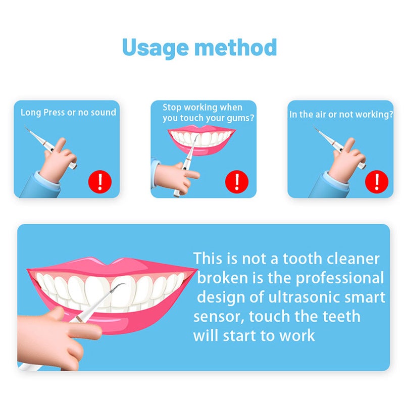 Explosions Electric Toothbrush Scaler Household Portable Dental Calculus Removal Dental Cleaning Dental Cleaning Instrument - Image 4