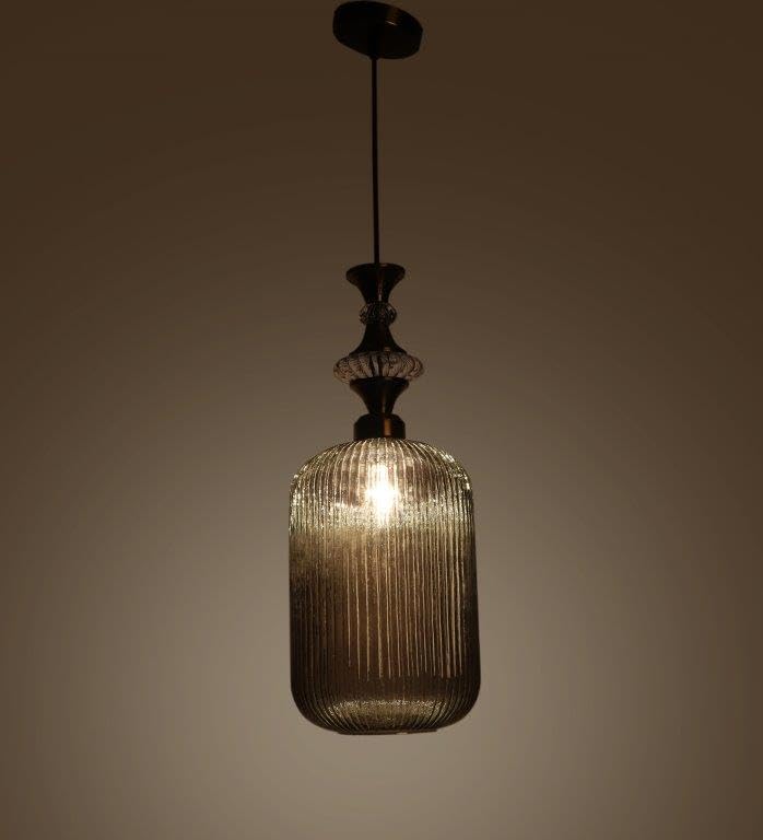 ELIANTE Povque Smog Iron Hanging Light Vintage Decorate Hanging Lamp for Farmhouse Living Room Bedroom Corridor | by Jainsons Lights | 3 Years Warranty | Free - Led Lamp (JS-1323-1LP-Smog) - Image 5