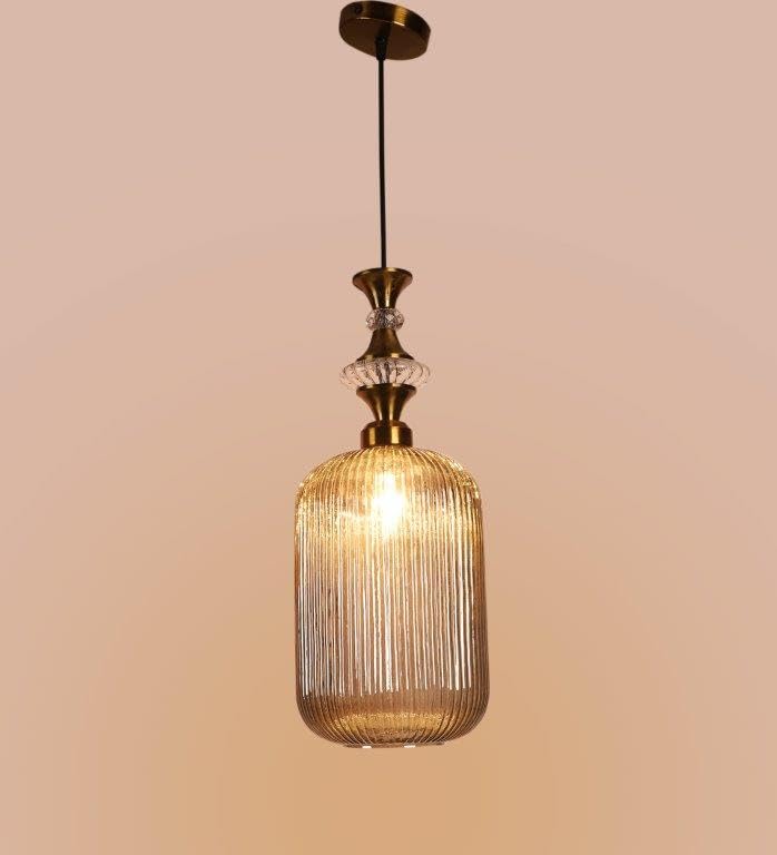 ELIANTE Povque Smog Iron Hanging Light Vintage Decorate Hanging Lamp for Farmhouse Living Room Bedroom Corridor | by Jainsons Lights | 3 Years Warranty | Free - Led Lamp (JS-1323-1LP-Smog) - Image 3