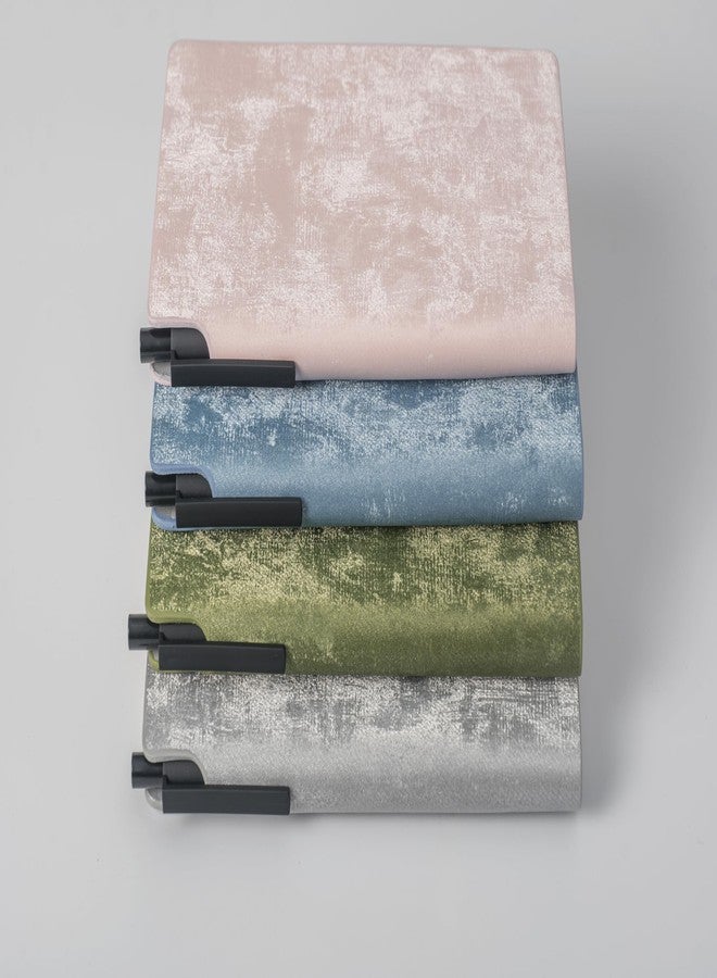 COMMA | Velvet Series Combo | A5 & A6 Size with Pen | Flexible Bound Notebook | 200 Pages | 100gsm Natural Shade Paper | Velvet PU Cover with Edge Colour - Green - Image 4