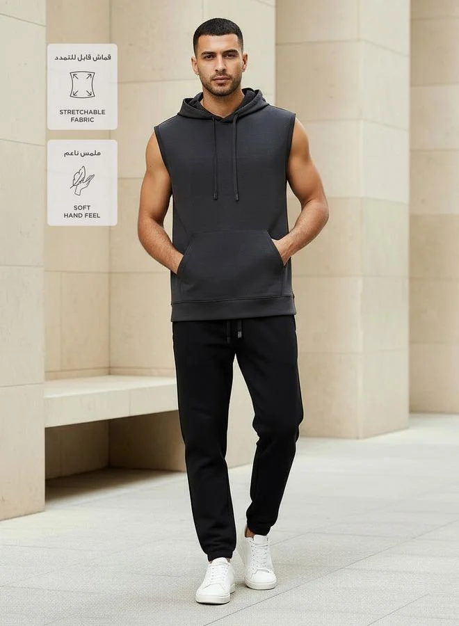 Love Pangolin Love Pangolin Men Sleeveless Hoodie