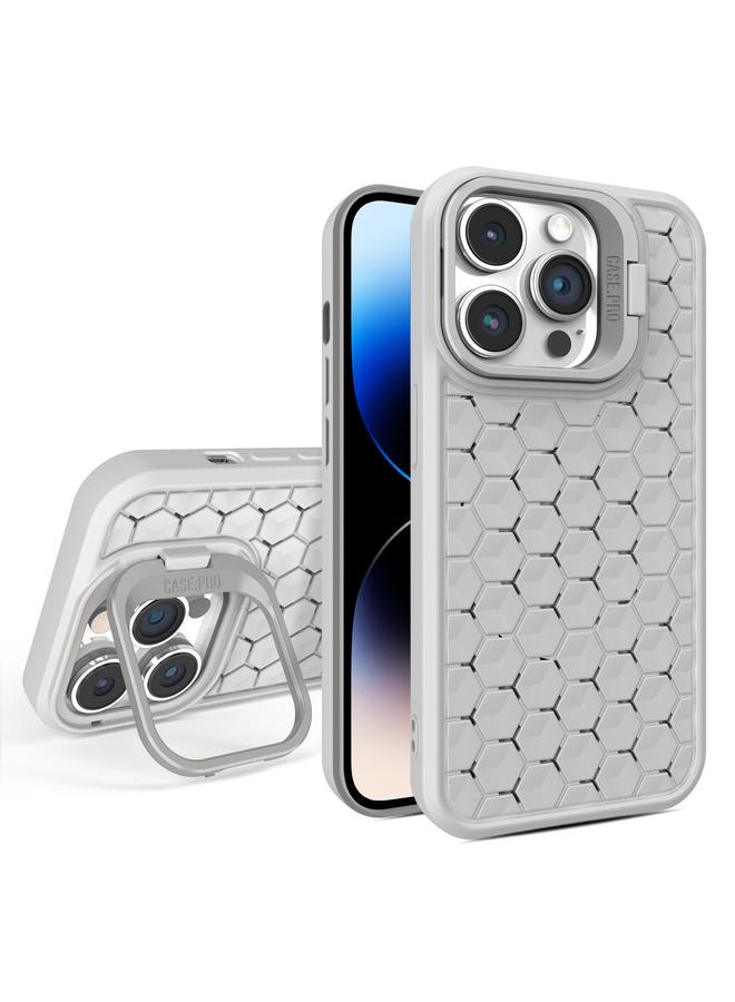 erorex Case For iPhone 14 Pro Max Honeycomb Radiating Lens Holder Magsafe Phone Case - Image 1