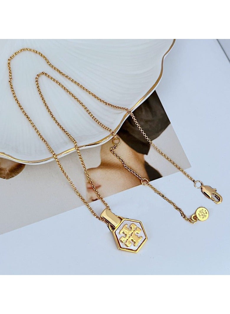 Women's necklace temperament, light luxury, niche design metal necklace  - Image 1