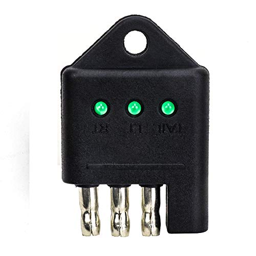 TIROL 4 Pin Trailer Tester Connector Trailer Wiring Tester 4-Pin Straight Trailer Light Wire Circuit Tester Car Accessories - Image 2
