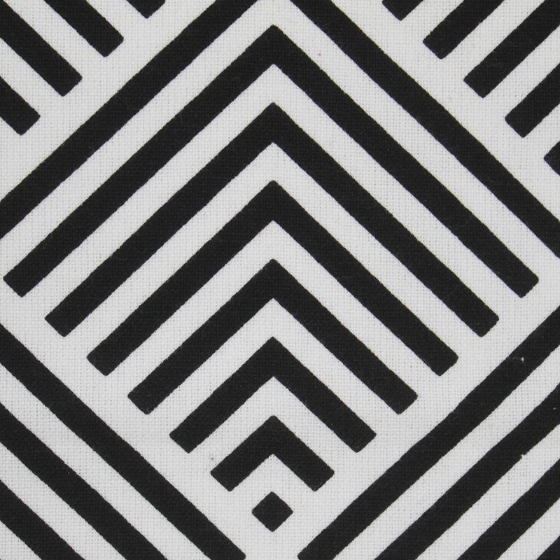 Airwill 100% Cotton Geometric Pattern Flap Pillow Covers (46x69cm)(Black, Pack of 2 Pieces) - Image 4