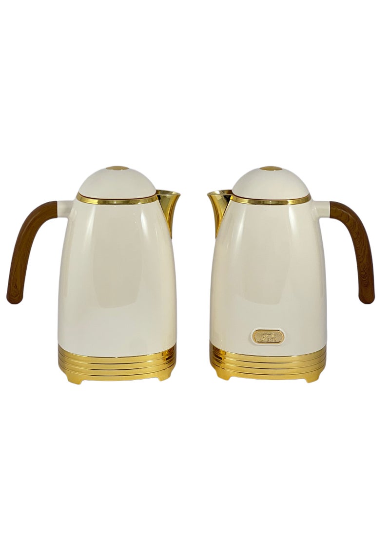 Homemaker Flask 1/1L 2 Pieces Stainless Steel Flask Set – Premium Flasks for Hot and Cold Beverages | Durable and Insulated Design - Image 2