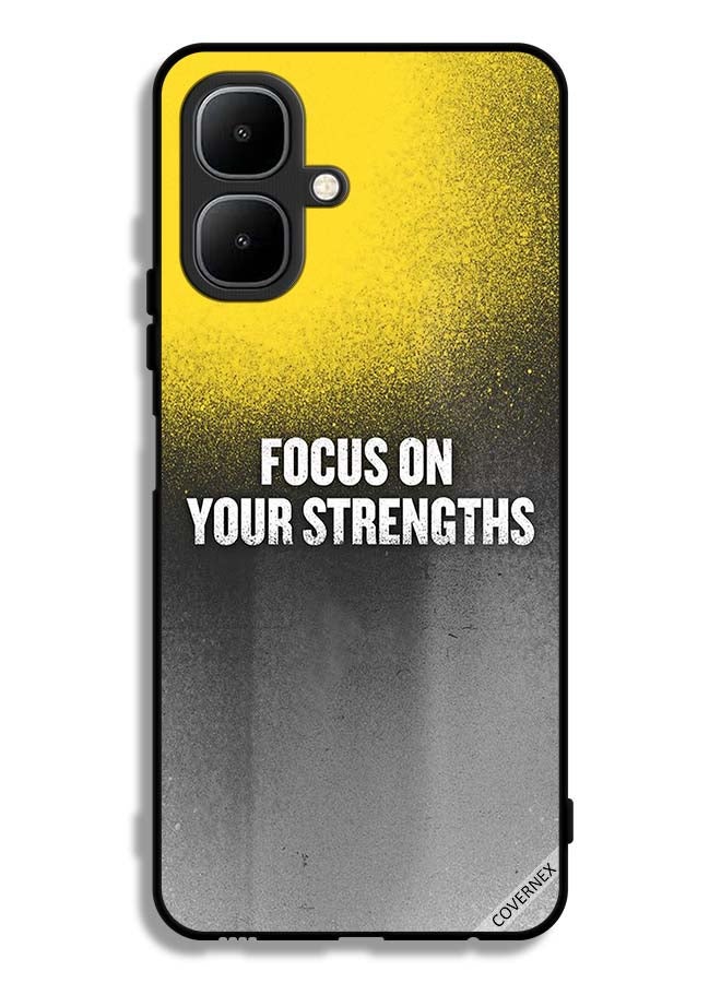 Covernex Tecno Pop 10 Protective Case Cover Focus On Your Strengths
