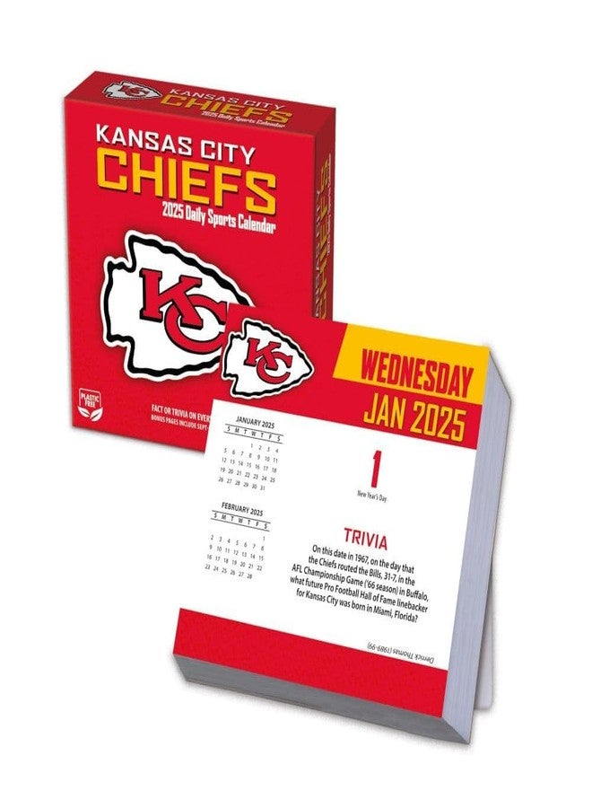 Turner Licensing TURNER SPORTS Kansas City Chiefs 2025 Box Calendar (25998053042) - Image 1