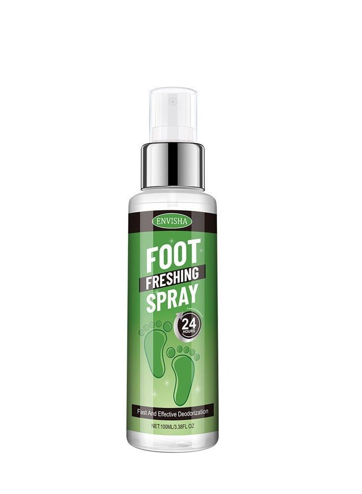 اينڤيشا Shoe Deodorizer Spray - Strong Odor Eliminator for Shoes - Natural Mint Freshener with Tea Tree Oil - Effective Solution for Smelly Sneakers - Image 2