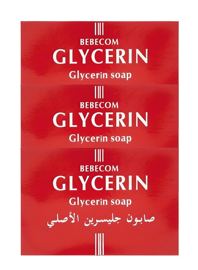 بيبكوم 3 قطع صابون الجليسرين الأصلي 125 جرام - Image 1