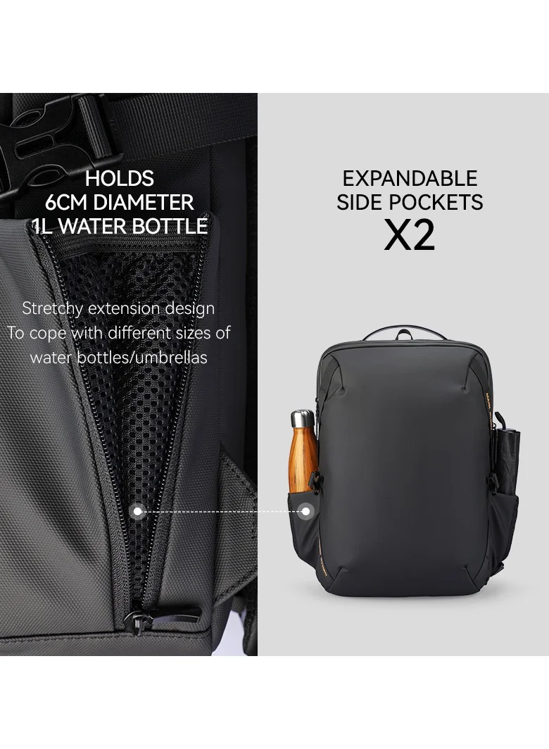 MARK RYDEN Mark Ryden 2493 Lightweight Waterproof Backpack, 15.6 inch Laptop, Oxford Fabric, USB Port, Large Capacity
