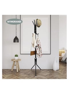 Corridor-Style Freestanding Iron Hanger Bedroom Vertical Clothes Coat Rack