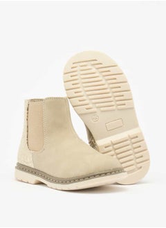 Flora Bella By Shoexpress Girls Textured Ankle Boots with Zip Closure  - Image 4