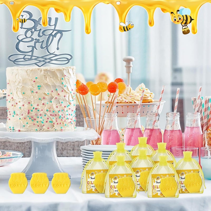Conelist 24 Sets Bee Themed Baby Shower Soaps Set Honey Party Favors Guest Gifts with Thank You Cards Bags Bulk, Scented Soap or Gender Reveal Birthday Party Decoration Wedding Gifts - Image 4