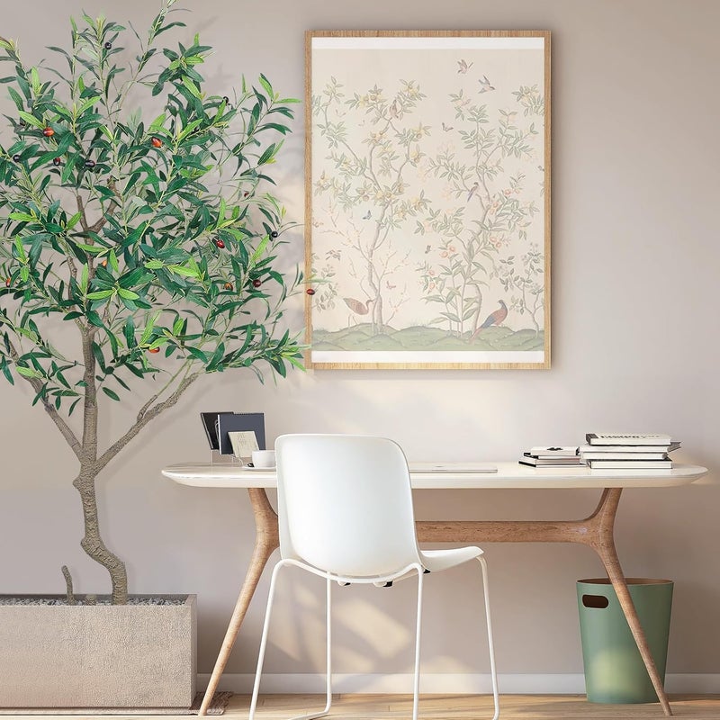Sharpdo Indoor Artificial Olive Tree - 240cm High Simulation Olive Tree with Large Olive Branches and Realistic Fruits - Image 2