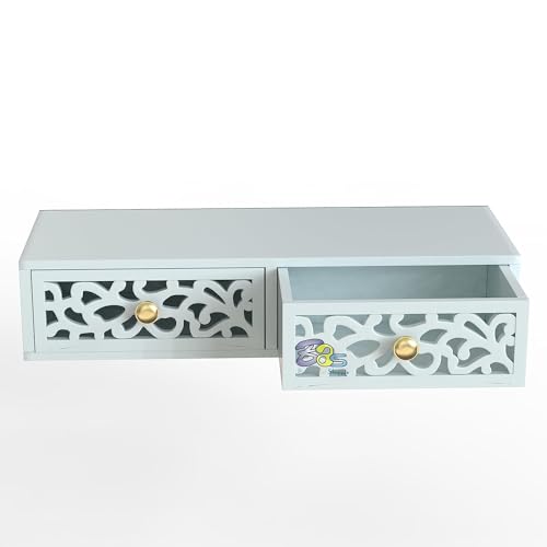 DDS Dream Decor Shoppee Engineered Wood - TV Stand Multipurpose TV Unit/Wall Set Top Box Stand Shelf Can Be Used As Set Top Box Book Shelf/Display Shelves In Living/Dining/Offices Etc. (Full White) - Image 3