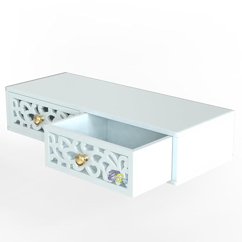 DDS Dream Decor Shoppee Engineered Wood - TV Stand Multipurpose TV Unit/Wall Set Top Box Stand Shelf Can Be Used As Set Top Box Book Shelf/Display Shelves In Living/Dining/Offices Etc. (Full White) - Image 4