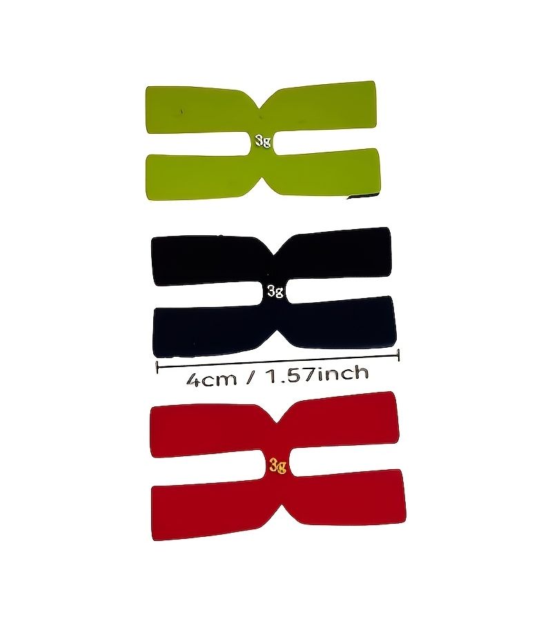 Red Tennis Racket Weight Strips Set 4pcs Swing Adjustment - Image 4