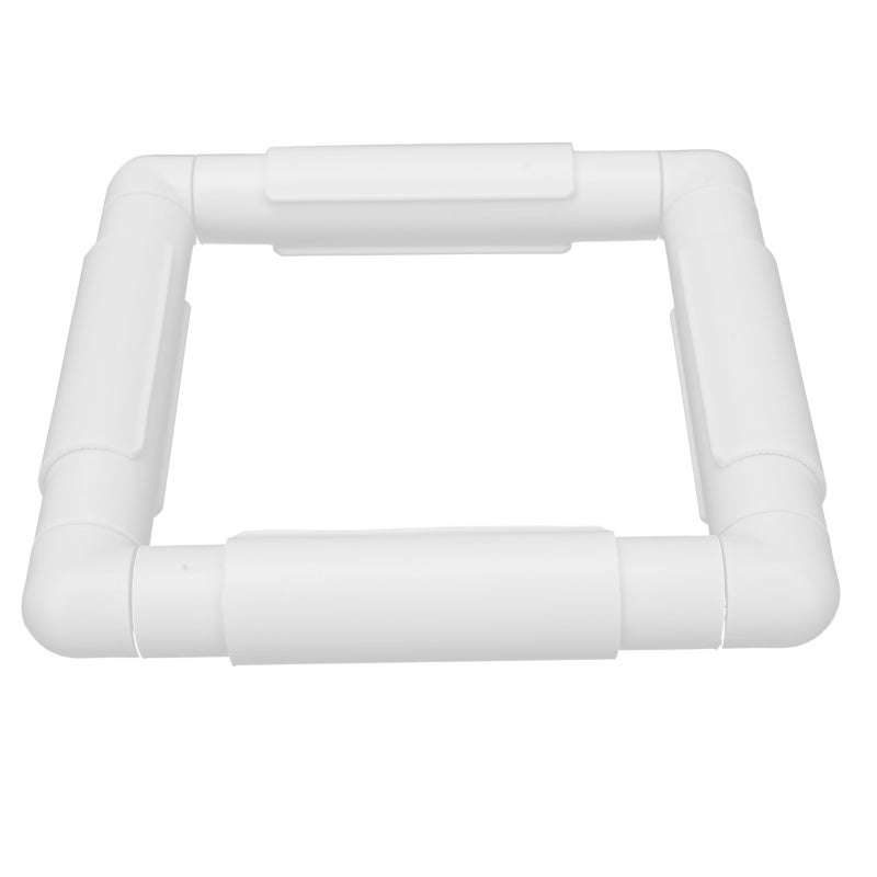 Embroidery Hoop: 7.87x7.87 Inch High-Quality Plastic Clip Frame - Easy To Assemble Disassemble Cross Stitch Frame for Home Hand Sewing Diy Craft Needlework - Image 5