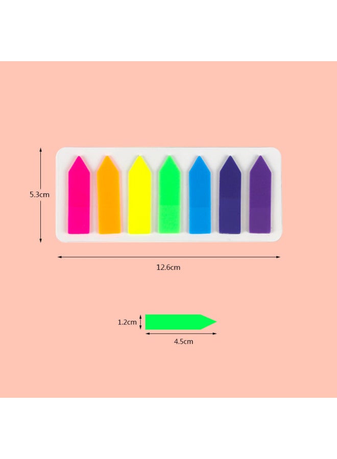 HELPS Morandi Color Wind Sticky Notes Pet Small Fresh Classified Label Stickers Notes - Image 1