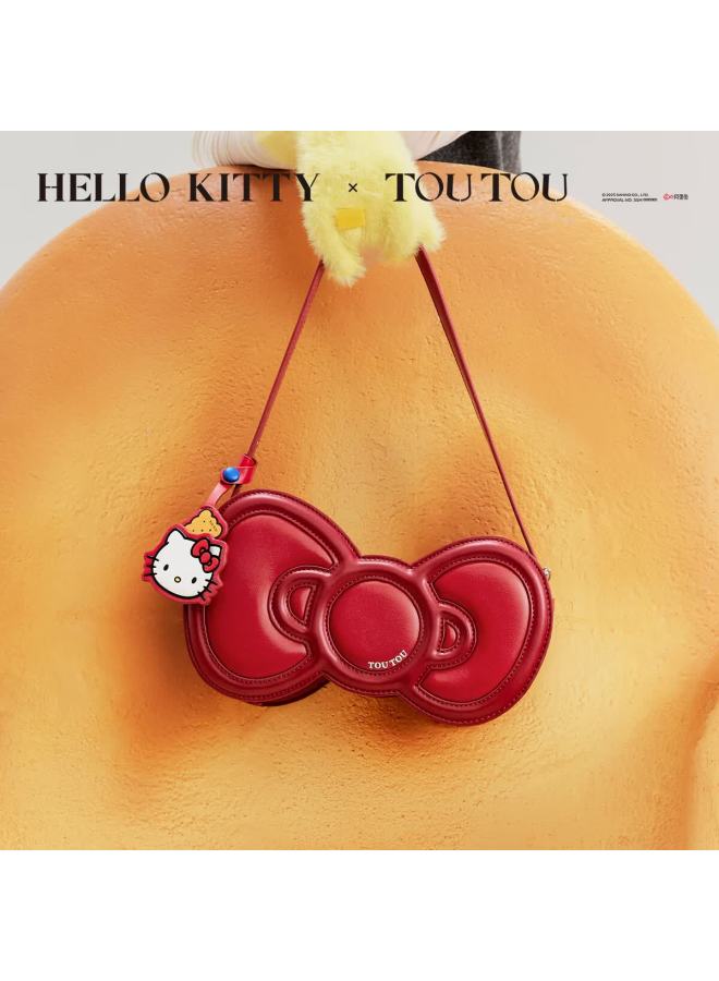 Toutou o Kitty Red Shoulder Underarm Bag For Women Chinese Zodiac Birthday Gift For Girlfriend - Image 5