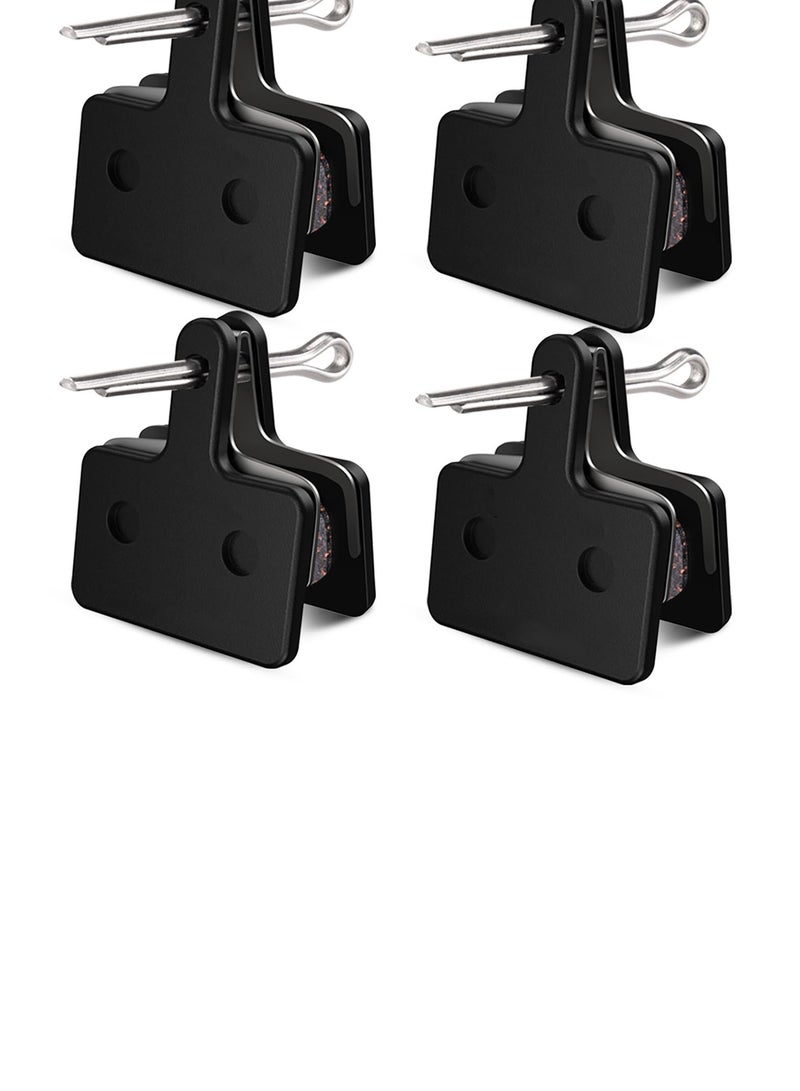 Barakah Bike Brake Pads, 4 Pairs Disc Brake Pads & Spring (Semi-Metallic), Compatible with TRP Tektro Shimano Deore Brakes, for Mountain Bike Disc Brakes - Image 1