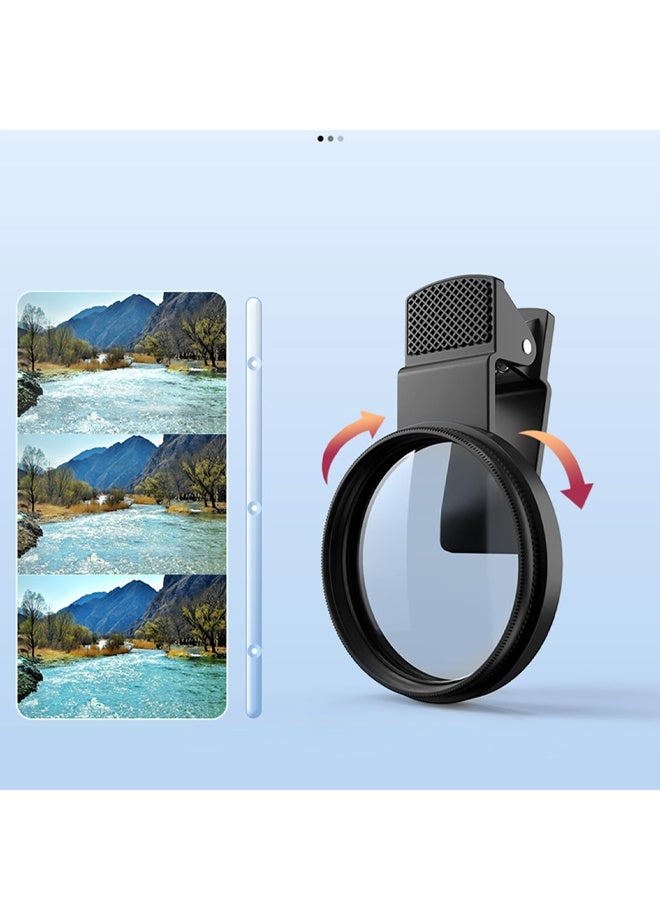 52mm CPL Phone Camera Lens Filter, Circular Polarizer Filter for Smartphone Outdoor Photography - Image 3