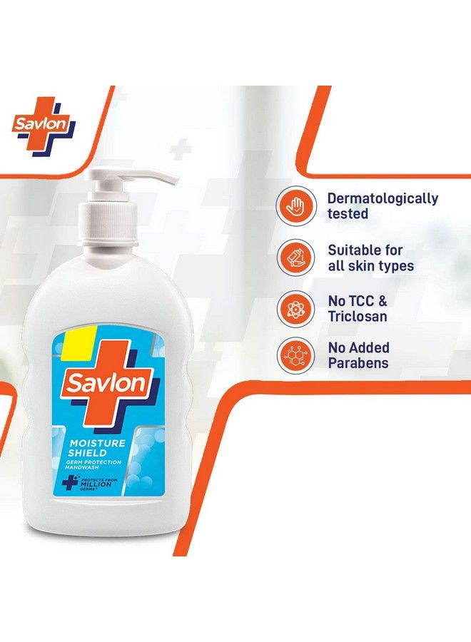 Savlon Moisture Shield Germ Protection Liquid Handwash 200Ml - Image 4