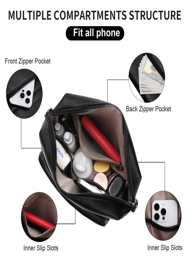 SENDEFN Crossbody Purse for Women Vegan Leather Shoulder Handbags Crossbody Bags with Adjustable Shoulder Strap - Image 3