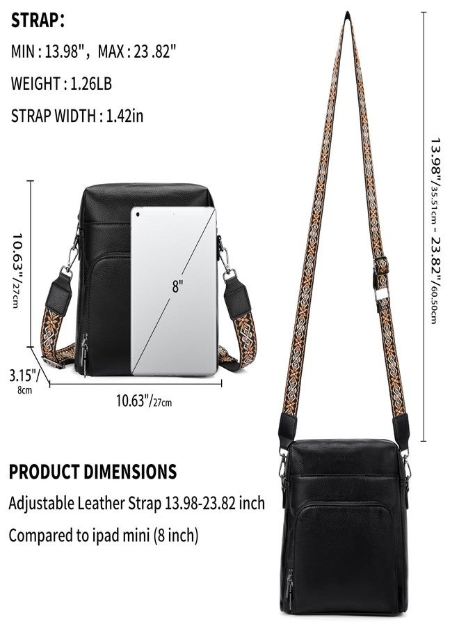 SENDEFN Crossbody Purse for Women Vegan Leather Shoulder Handbags Crossbody Bags with Adjustable Shoulder Strap - Image 5