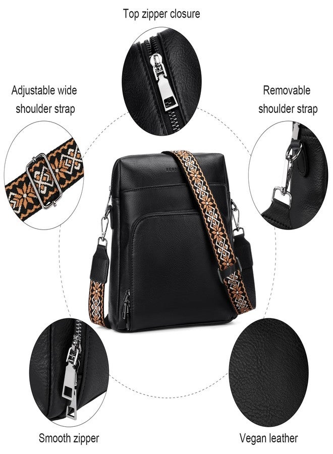SENDEFN Crossbody Purse for Women Vegan Leather Shoulder Handbags Crossbody Bags with Adjustable Shoulder Strap - Image 4